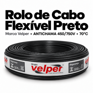 Cabo de Cobre Flexível 6mm 450V/750V – 100m